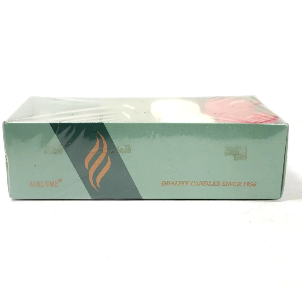 AIRLUME Assorted Votive Candles Set of 6‎ Glass Holder Christmas New Sealed
